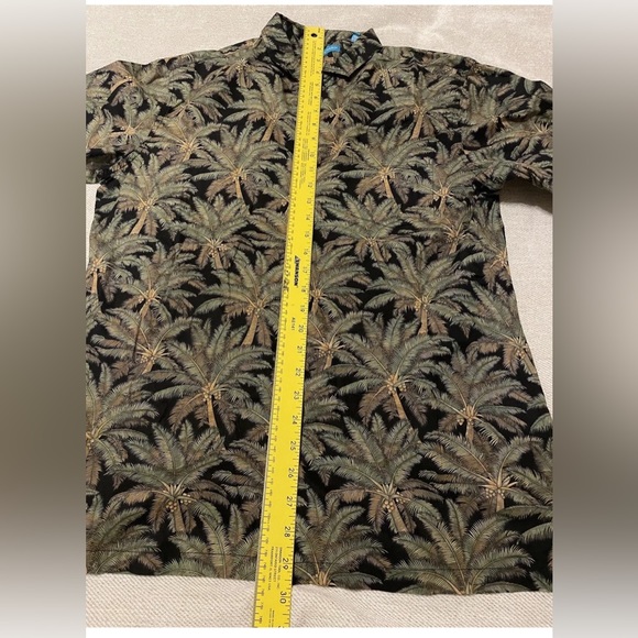 Tori Richard Honolulu Hawaiian Palms Made In USA Button Up Shirt Men's Medium - Picture 5 of 11